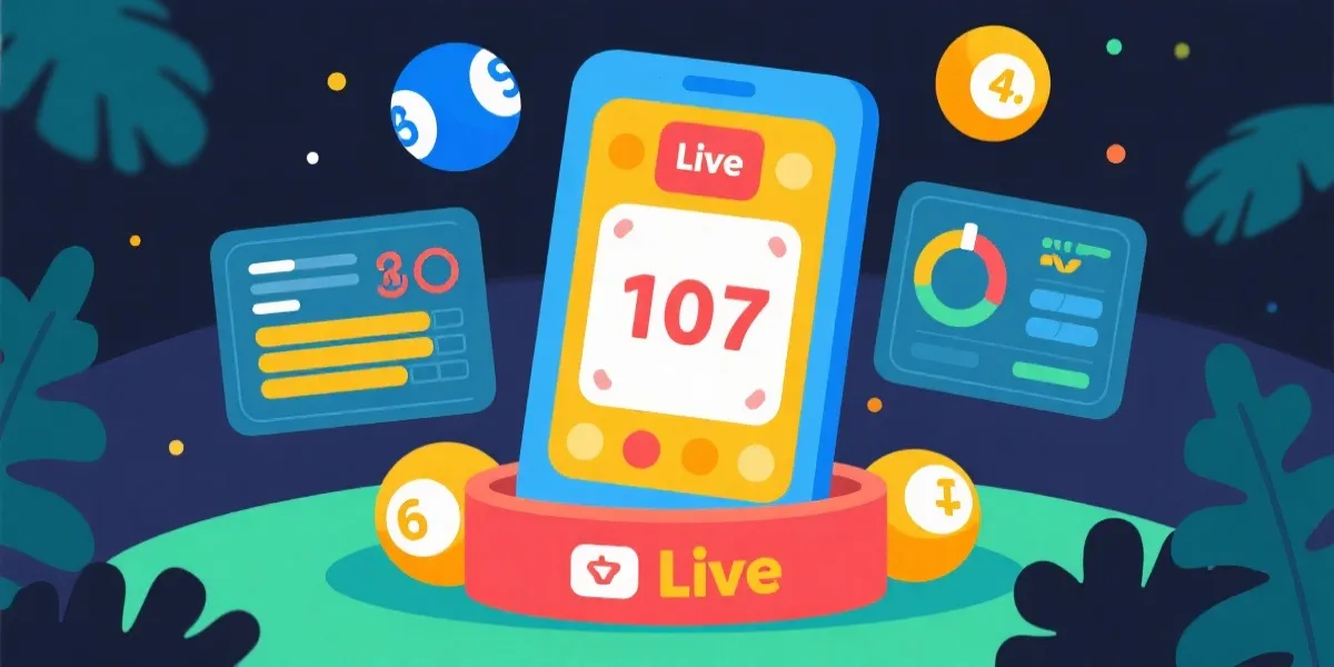 开奖直播与数据查询示意图